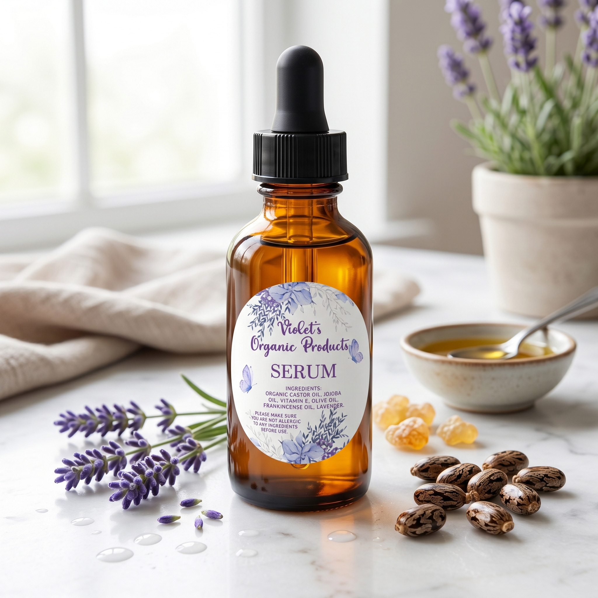 soft, balanced-looking skin Serum